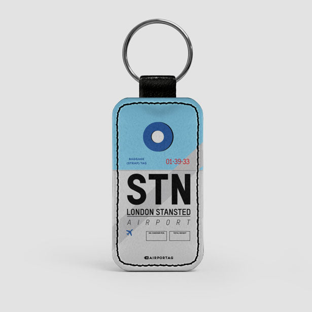 STN - Leather Keychain - Airportag