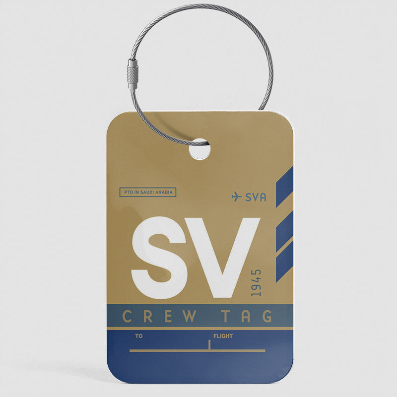 SV - Étiquette de bagage