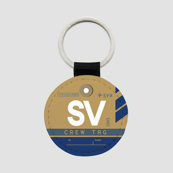 SV - Round Keychain