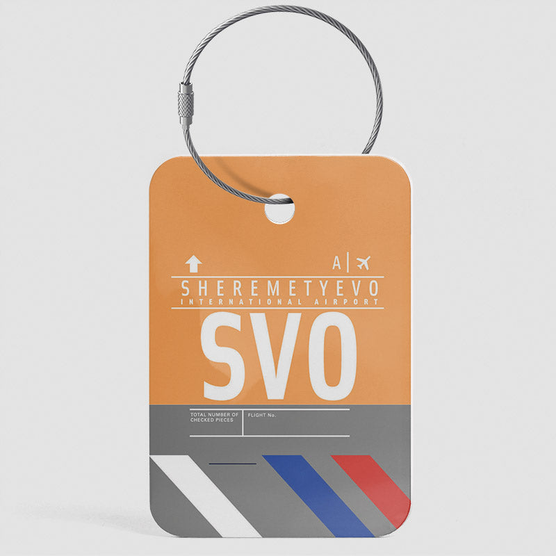 SVO - Étiquette de bagage