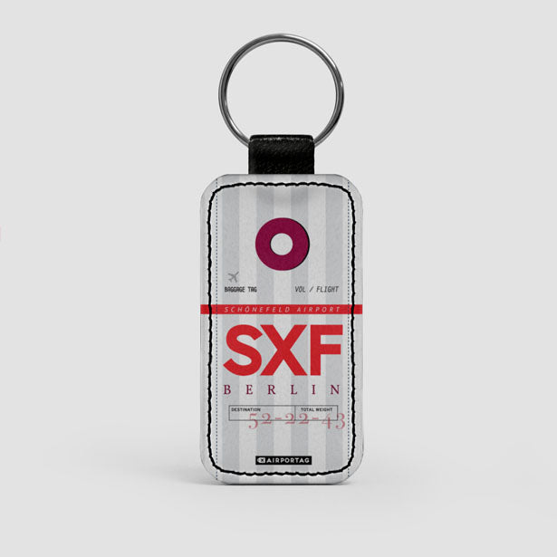 SXF - Leather Keychain - Airportag