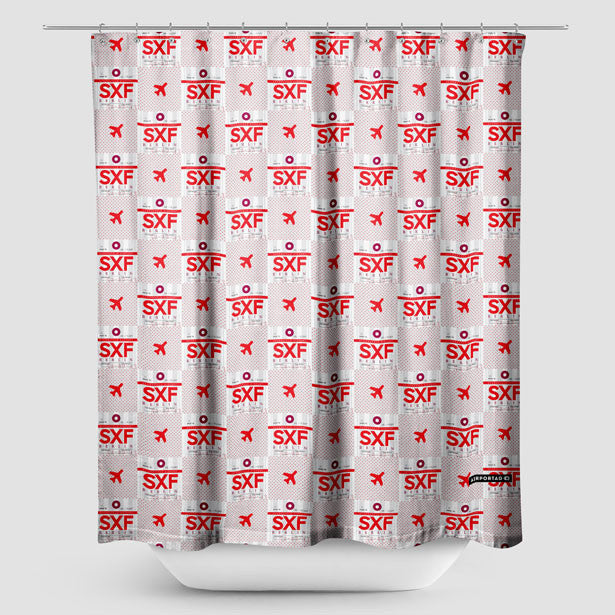 SXF - Shower Curtain - Airportag