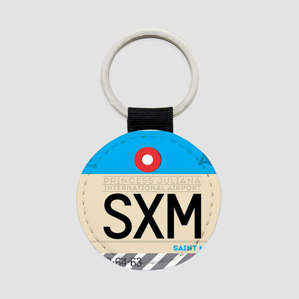 SXM - Porte-clés rond