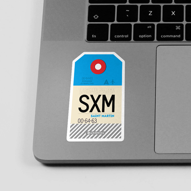 SXM - Sticker - Airportag