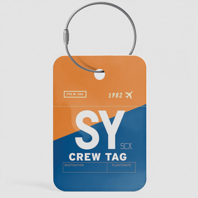 SY - Étiquette de bagage