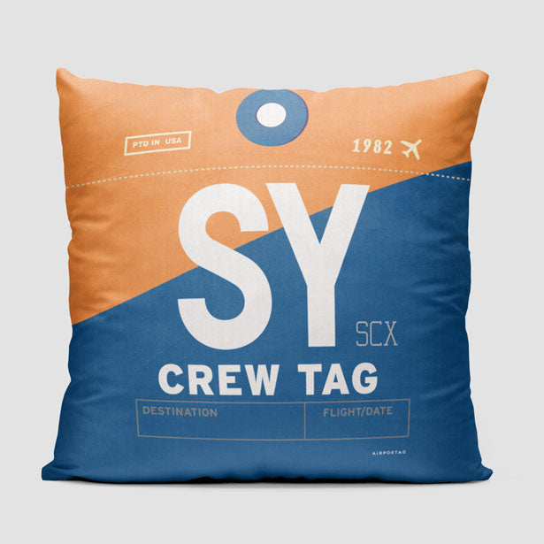 SY - Throw Pillow - Airportag