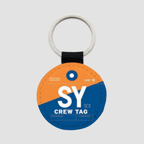 SY - Round Keychain