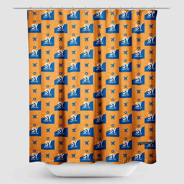 SY - Shower Curtain - Airportag