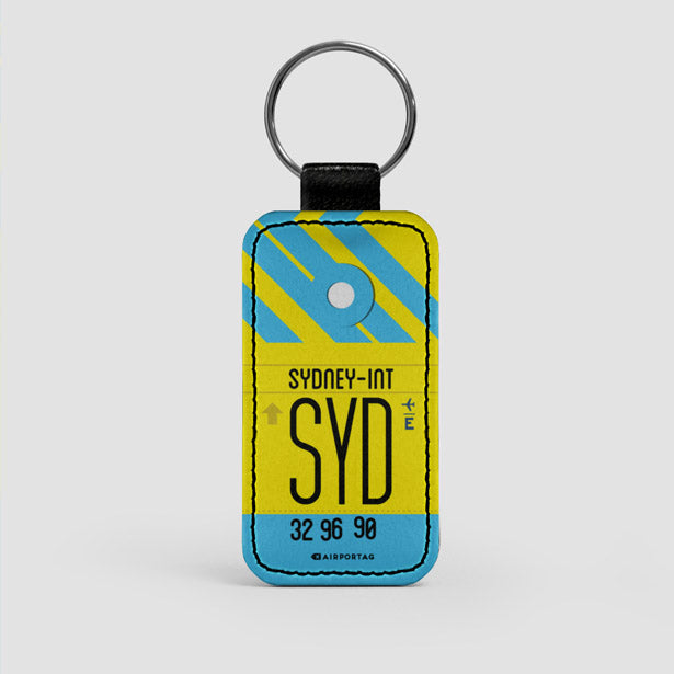 SYD - Leather Keychain - Airportag