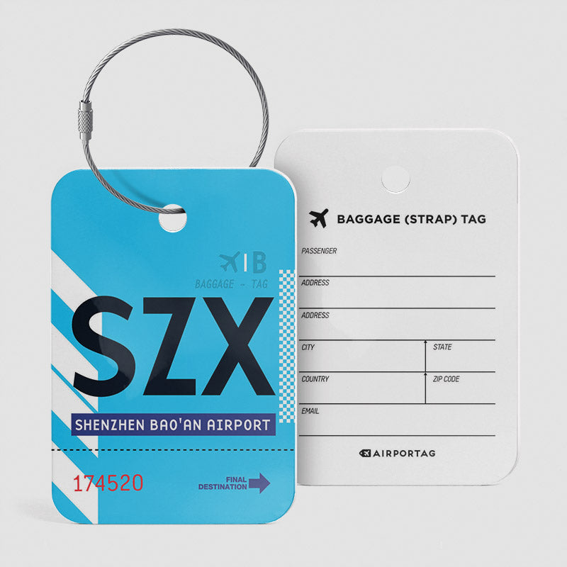 SZX - Luggage Tag