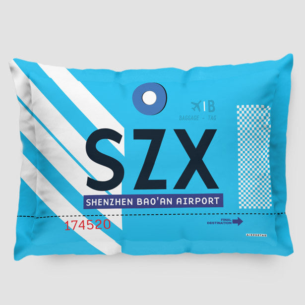 SZX - Pillow Sham - Airportag