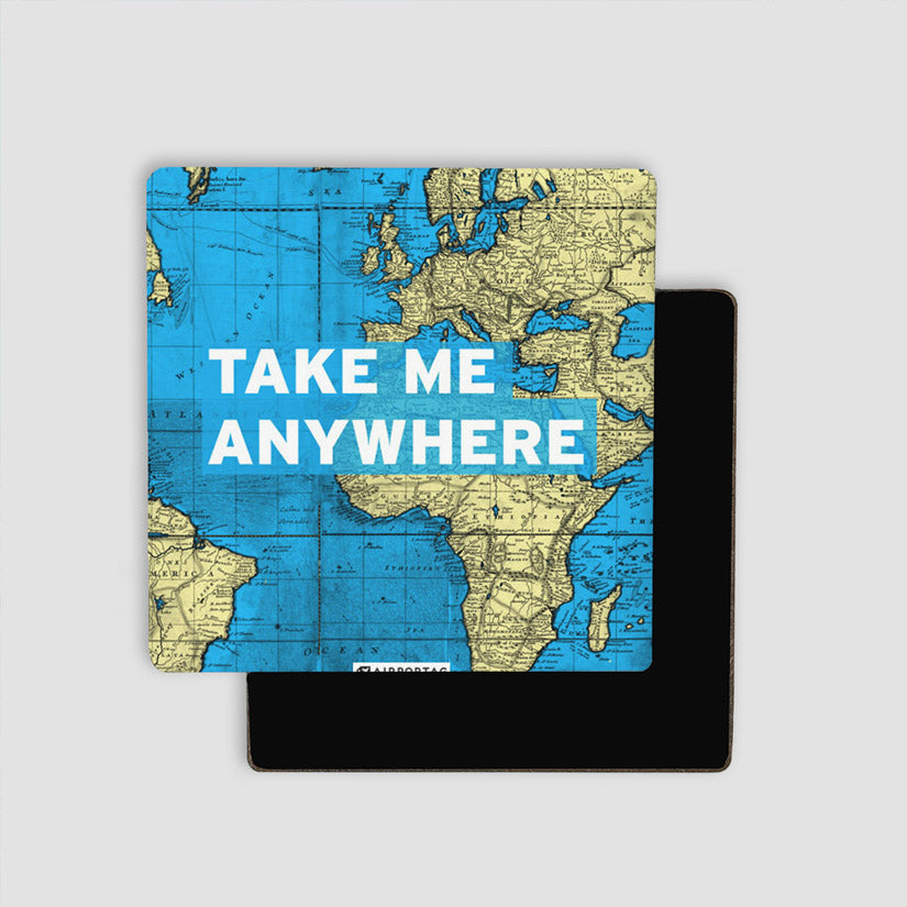 Take Me - World Map - Magnet
