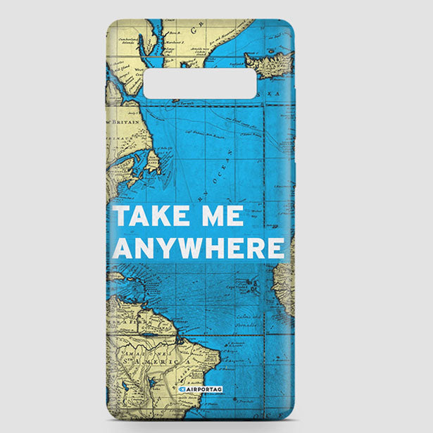 Take Me - World Map - Phone Case - Airportag