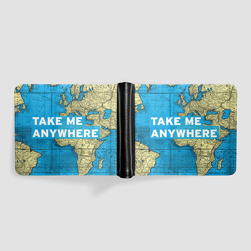 Take Me - World Map - メンズウォレット