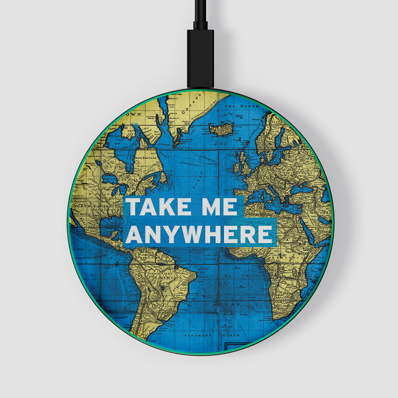 Take Me - World Map - Wireless Charger