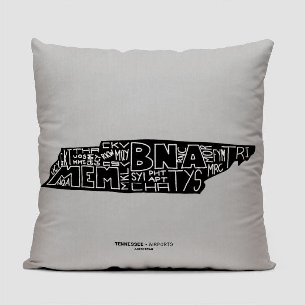 Tennessee - Throw Pillow - Airportag