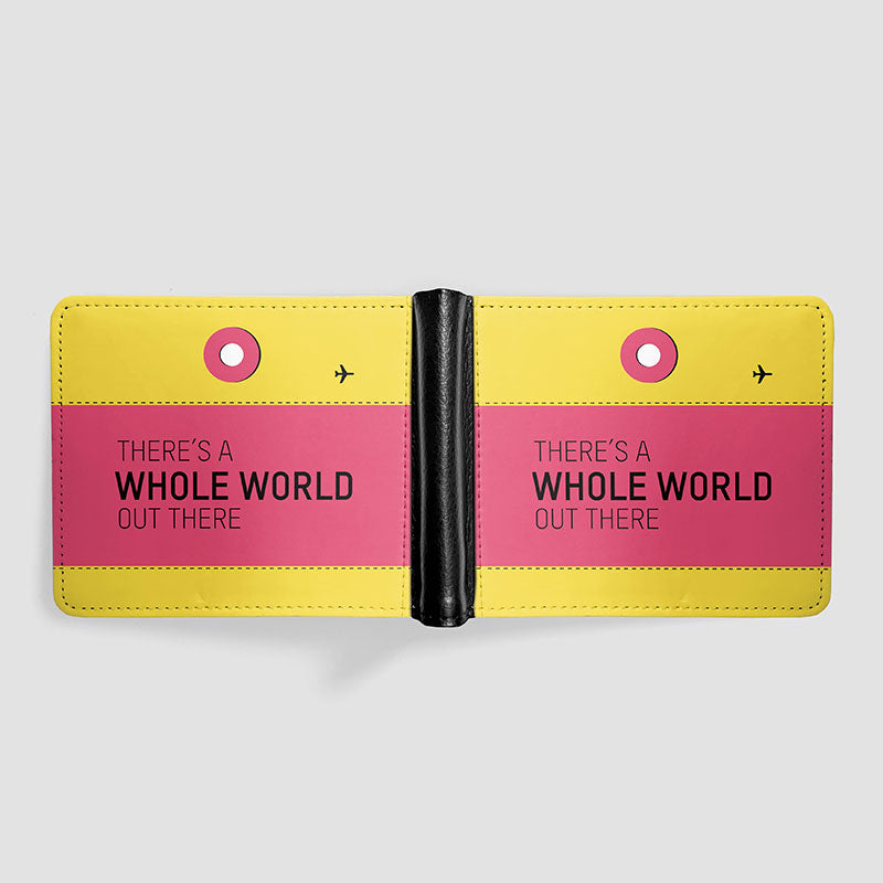 There's a whole world - Men's Wallet