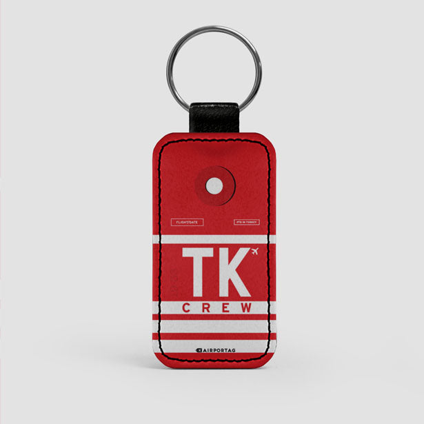 TK - Leather Keychain - Airportag