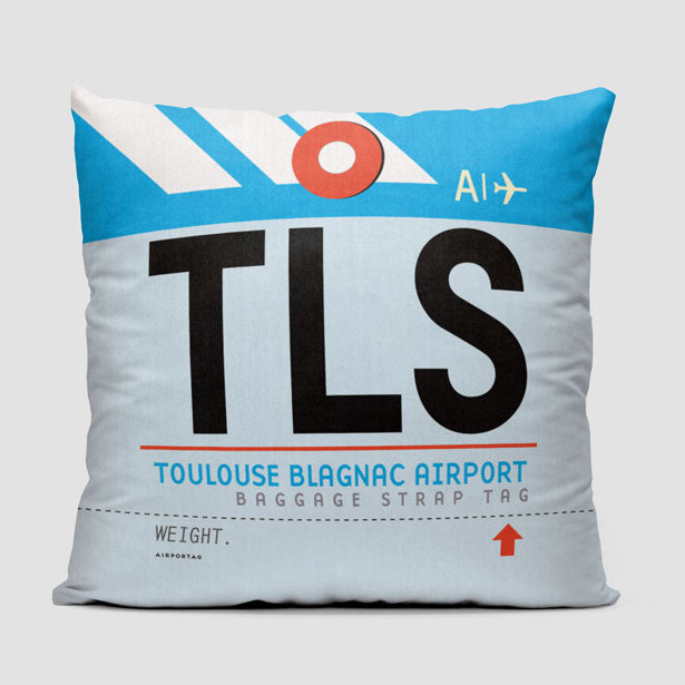 TLS - Throw Pillow - Airportag