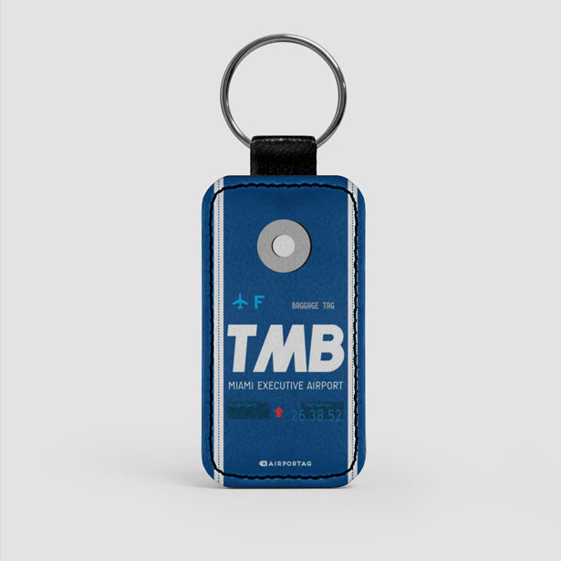 TMB - Leather Keychain - Airportag