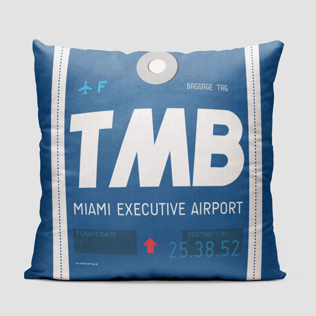 TMB - Throw Pillow - Airportag