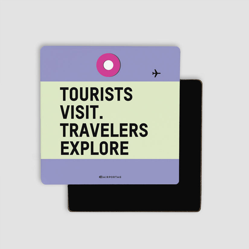 Tourists Visit - Magnet