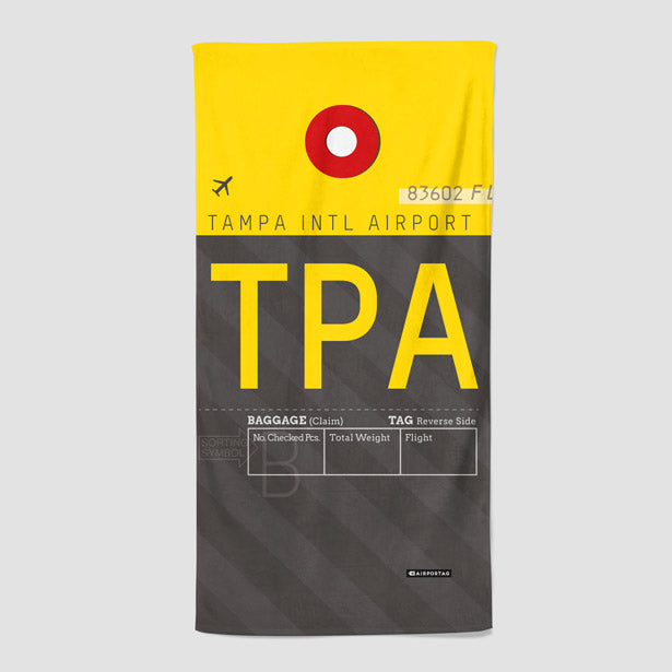 TPA - Beach Towel - Airportag