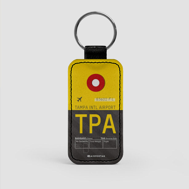 TPA - Leather Keychain - Airportag