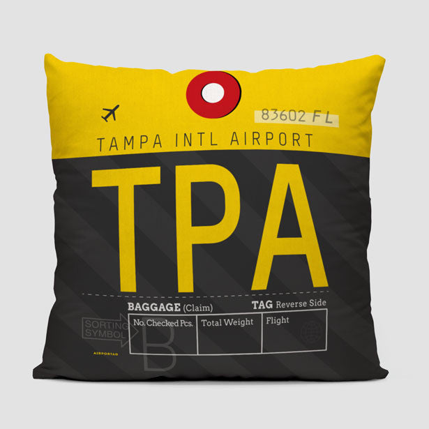TPA - Throw Pillow - Airportag