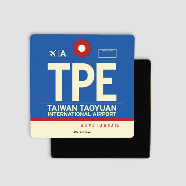 Fridge Magnets - Taiwan Taoyuan Airport - IATA code TPE