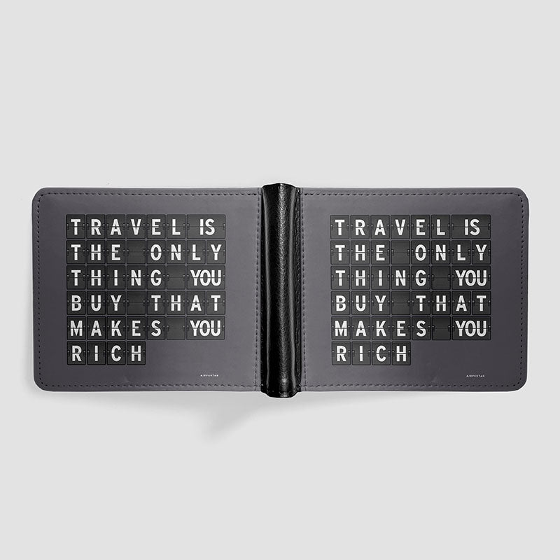 Travel is - Flight Board - Men's Wallet