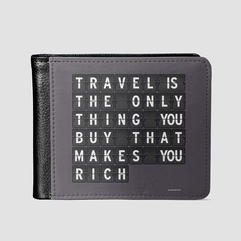 Travel is - Flight Board - Men's Wallet