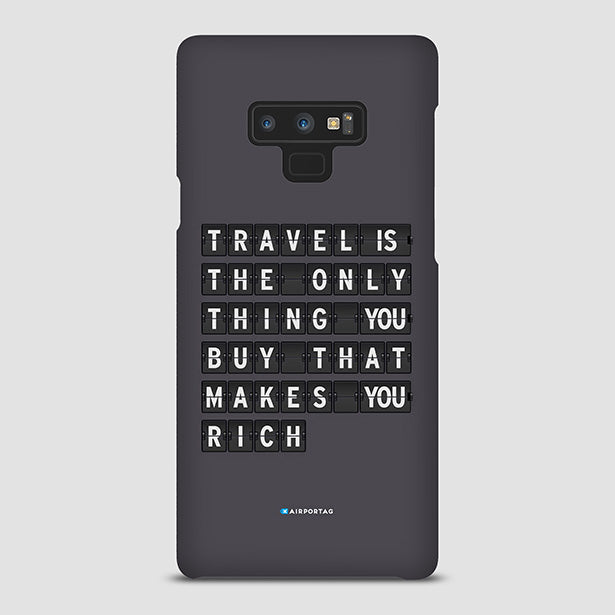 Travel is - Flight Board - Phone Case airportag.myshopify.com