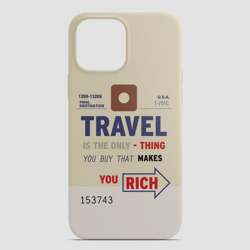 Travel is - Old Tag - Phone Case