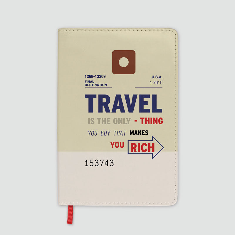 Travel is - Old Tag - Journal