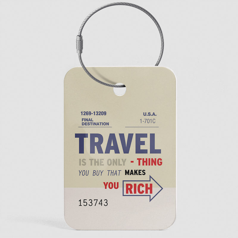 Travel is - Old Tag - Luggage Tag