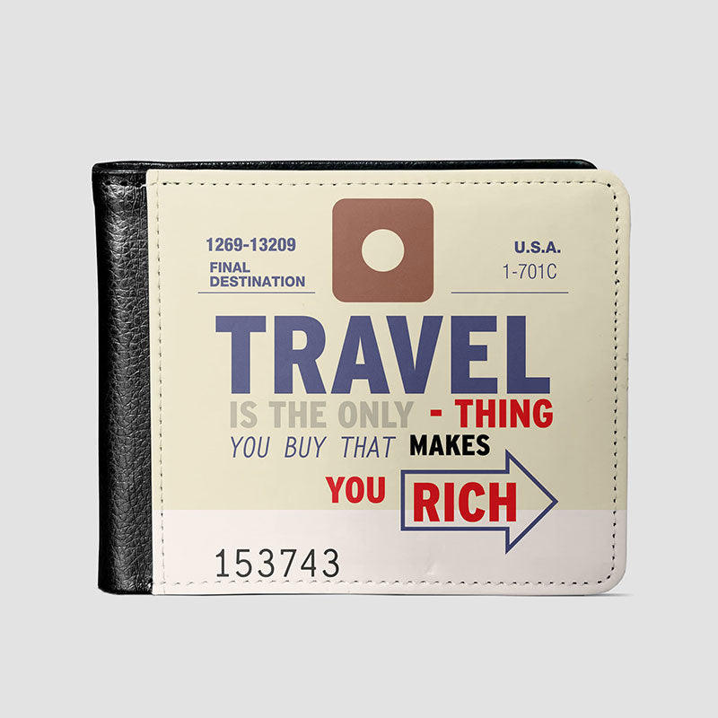 Travel is - Old Tag - Men's Wallet