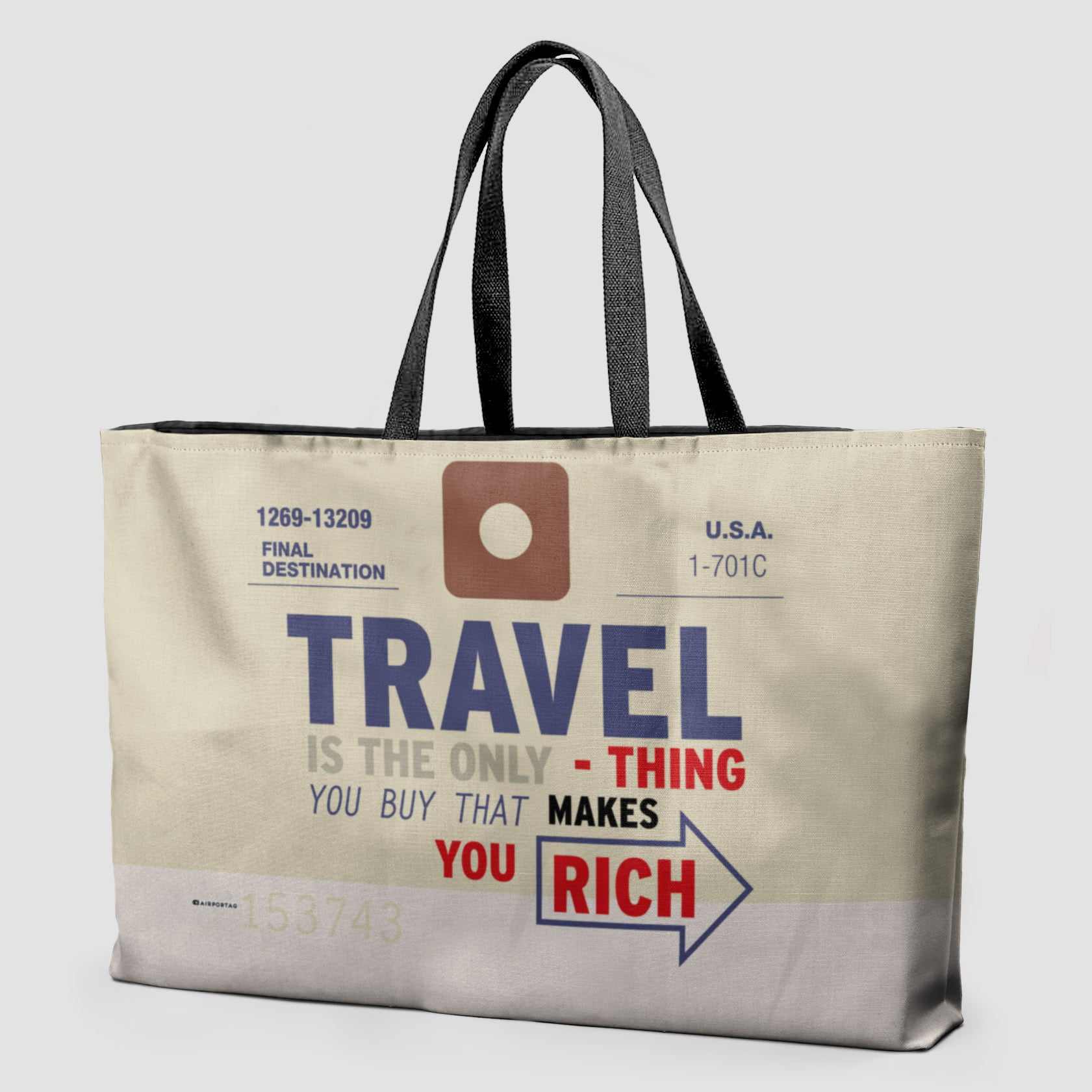 Travel is - Old Tag - Weekender Bag - Airportag