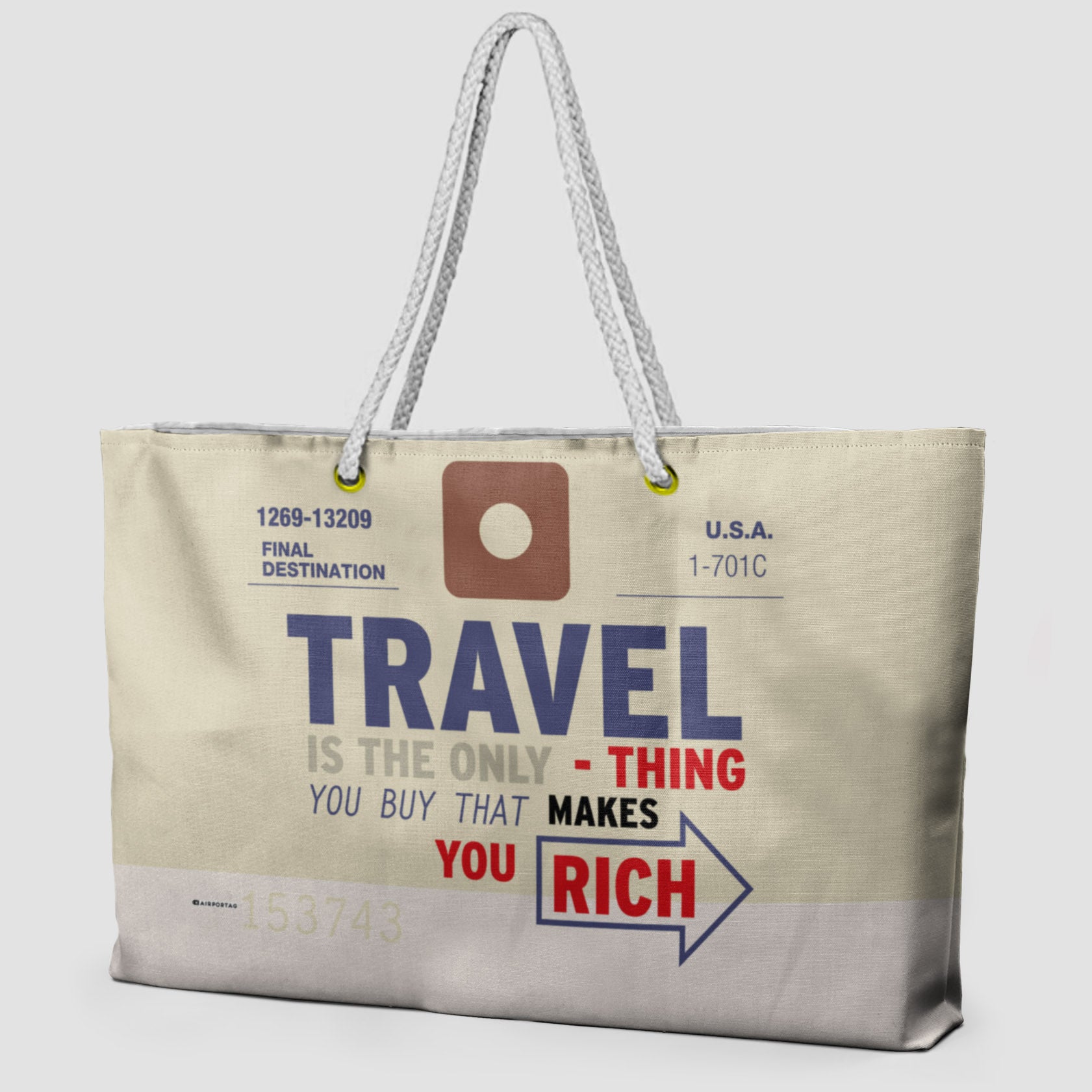 Travel is - Old Tag - Weekender Bag - Airportag