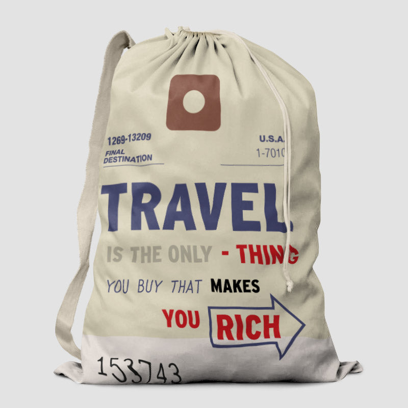 Travel is - Old Tag - Laundry Bag - Airportag