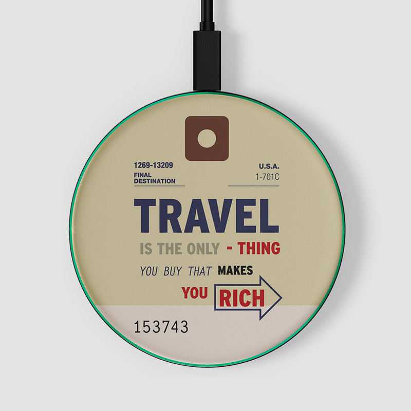 Travel is - Old Tag - Wireless Charger