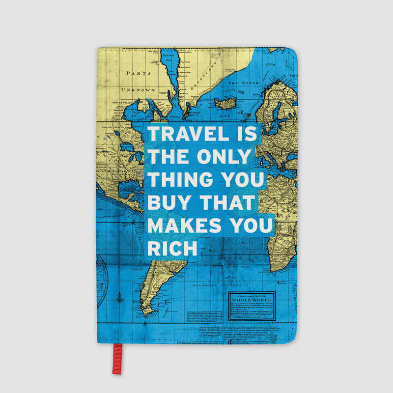 Travel Is - World Map - Journal