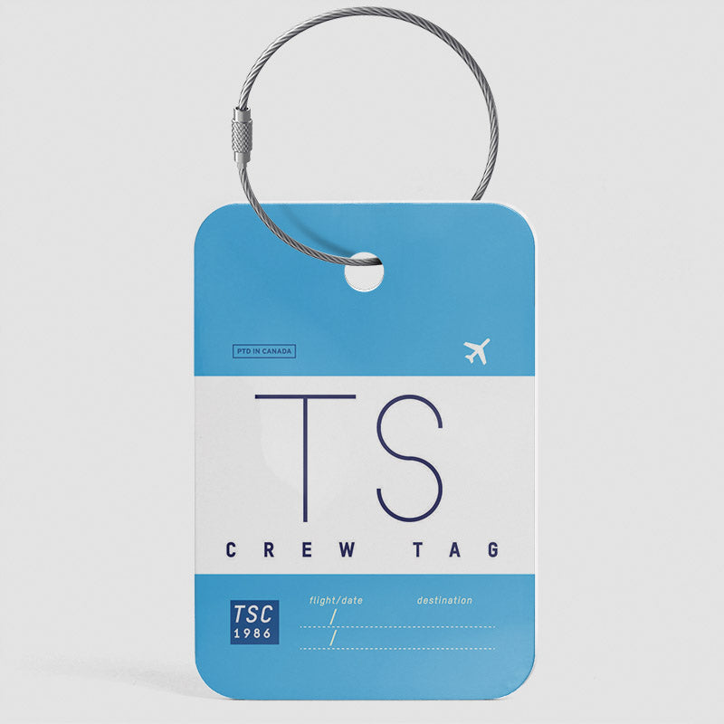 TS - Étiquette de bagage