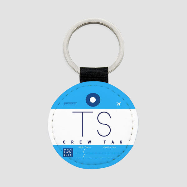 TS - Round Keychain