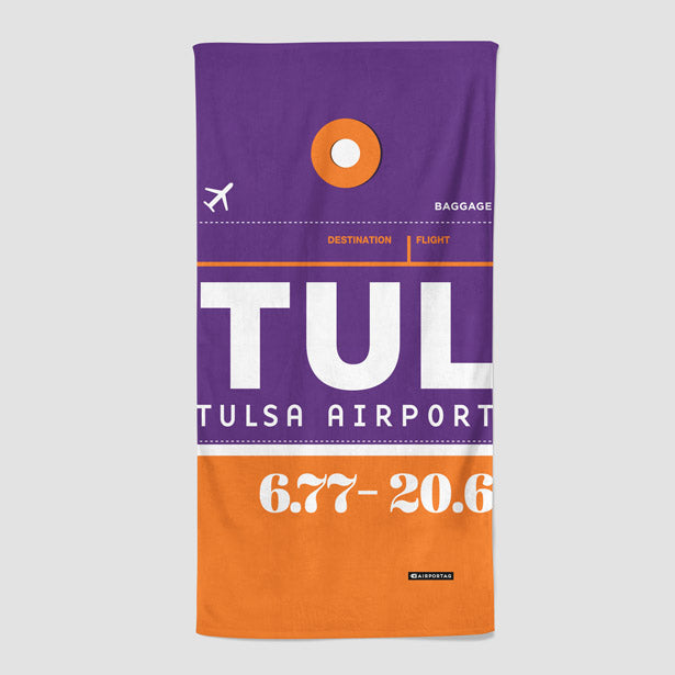 TUL - Beach Towel - Airportag
