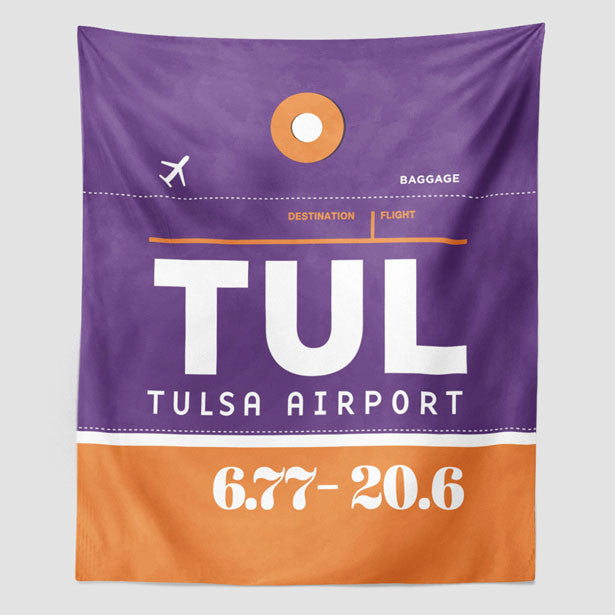 TUL - Wall Tapestry - Airportag