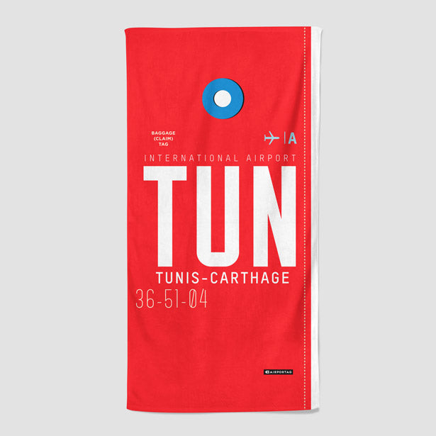 TUN - Beach Towel - Airportag