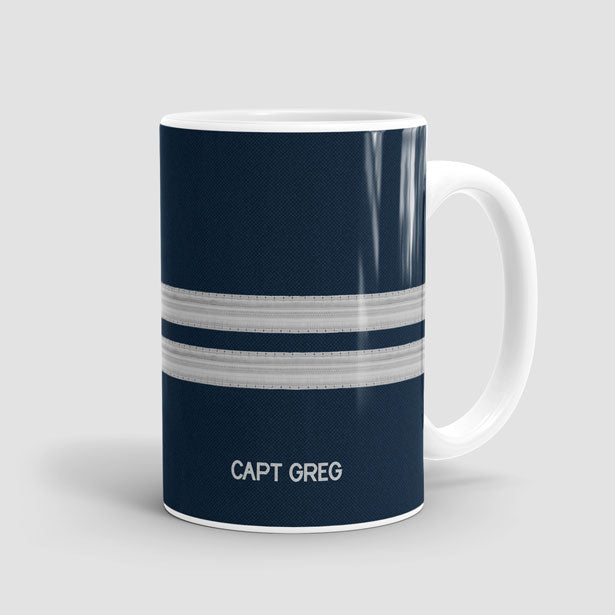 Coffee Mug - Pilot Rank - Airplane Pilot Stripes Mug