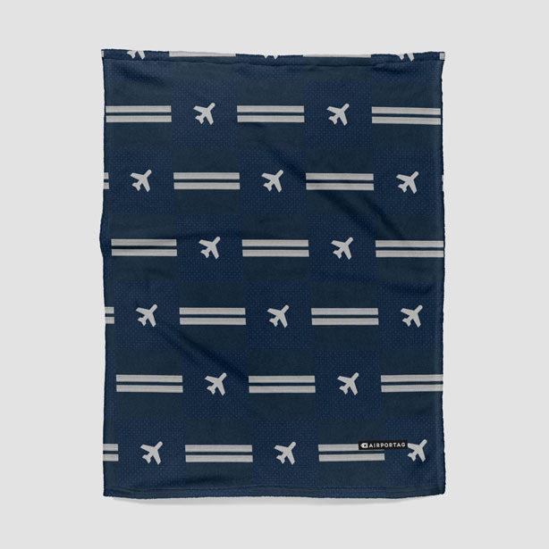 Pilot Stripes - Blanket - Airportag