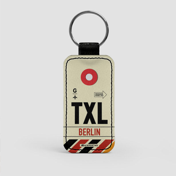 TXL - Leather Keychain - Airportag